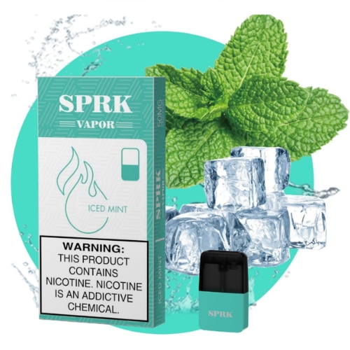 SPRK Vape V4 Iced Mint Pods