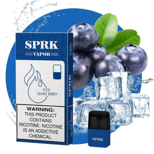 SPRK Vape V4 Iced Quad berry Pods