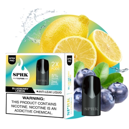 SPRK Vape V5 Pro Blueberry Lemon Pods