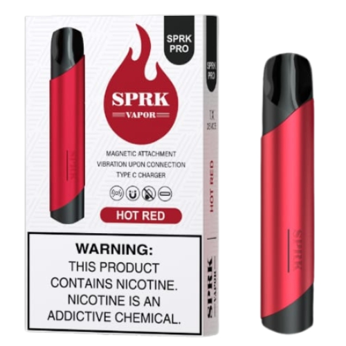 SPRK Vape V5 Pro Hot Red Device