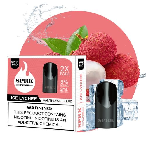 SPRK Vape V5 Pro Ice Lychee Pods