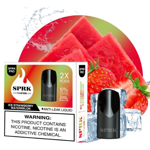 SPRK Vape V5 Pro Ice Strawberry Watermelon Pods